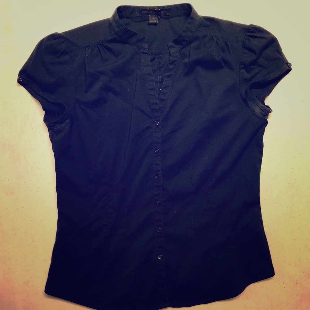 Express Black Blouse